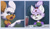 Size: 747x438 | Tagged: safe, artist:gabbslines, blaze the cat, rouge the bat, broccoli, duo, food, looking at each other, meme, plate, pointing, woman yelling at cat, yelling
