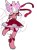 Size: 993x1350 | Tagged: safe, artist:kiwiszified, amy rose, hedgehog, clothes, dress, female, magical girl outfit, solo, tumblr