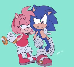 Size: 893x804 | Tagged: safe, artist:aspestose, amy rose, sonic the hedgehog