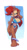 Size: 750x1365 | Tagged: suggestive, artist:bigdad, sally acorn, bikini, busty sally, looking offscreen, solo