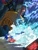 Size: 2000x2666 | Tagged: safe, artist:inkpants, sally acorn, sonic the hedgehog, chipmunk, hedgehog, squirrel, classic sonic, duo, sally's vest and boots, satam, swatbot, swinging