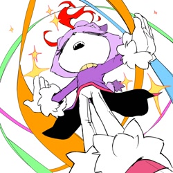 Size: 1500x1500 | Tagged: safe, artist:yotte_gg, blaze the cat, blaze's tailcoat, from below, sparkles