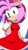 Size: 1024x1821 | Tagged: safe, artist:kojiro-brushard, amy rose, abstract background, female, head tilt, smile, solo