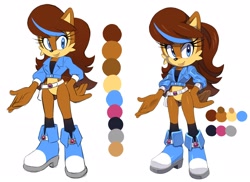 Size: 2060x1500 | Tagged: safe, artist:s3tok41b4, sally acorn, redesign