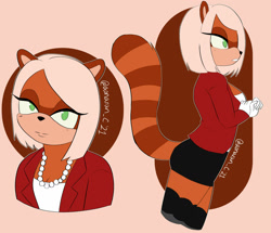 Size: 1280x1101 | Tagged: safe, artist:aonaranc, oc, oc:north the raccoon, raccoon, jewelry