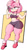 Size: 542x991 | Tagged: suggestive, artist:8pusdraws, amy rose, buff amy, muscular, selfie