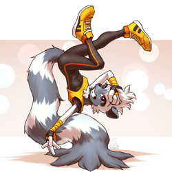 Size: 2250x2250 | Tagged: safe, artist:myke greywolf, tangle the lemur, solo