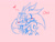 Size: 1024x768 | Tagged: safe, artist:luciolez, miles "tails" prower, silver the hedgehog, fox, hedgehog, blushing, duo, ear fluff, eyes closed, gay, heart, hugging, lidded eyes, looking at them, pink background, shipping, silvails, simple background, sketch, smile