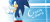 Size: 1024x441 | Tagged: safe, artist:sonicdnb, sonic the hedgehog, hedgehog, abstract background, boots, clenched teeth, gender swap, gloves, looking back, pointing, smile, socks, solo, standing