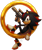 Size: 600x710 | Tagged: safe, artist:ry-spirit, shadow the hedgehog, hedgehog, 2015, frown, gun, holding something, lineless, looking at viewer, no outlines, ring, shadow the hedgehog (video game), signature, simple background, sitting, solo, transparent background