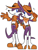 Size: 1038x1358 | Tagged: safe, artist:aatroxvaux, nack the weasel, nicolette the weasel, weasel, bandana, belt, boots, crop jacket, duo, female, gloves, hand on hip, hat, looking at viewer, male, one fang, simple background, standing, white background