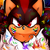 Size: 3500x3500 | Tagged: safe, artist:velvedd, shadow the hedgehog, hedgehog, 2020, chest fluff, close-up, facepaint, frown, looking at viewer, paint, pride, red eyes, solo, straight ally