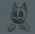 Size: 1151x1133 | Tagged: safe, artist:cloudthecat3, miles "tails" prower, fox, sonic the hedgehog 2 (2022), grey background, greyscale, monochrome, mouth open, simple background, smile, solo