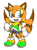 Size: 350x475 | Tagged: safe, artist:cylent-nite, marine the raccoon, raccoon, bandana, blushing, child, clenched fist, cute, female, gloves, looking offscreen, maribetes, mouth open, outline, redesign, shoes, simple background, socks, solo, standing, transparent background