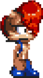 Size: 462x824 | Tagged: safe, artist:professorventurer, sally acorn, chipmunk, dorkly, headcanon, pixel art, simple background, solo, sonic for hire, style emulation, transparent background