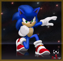 Size: 5608x5456 | Tagged: safe, artist:brodogz, sonic the hedgehog, hedgehog, sonic the hedgehog (2020), sonic the hedgehog 2 (2022), solo