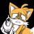 Size: 500x488 | Tagged: safe, artist:garugirosonicshadow, miles "tails" prower, fox, black background, chest fluff, clenched teeth, crying, gloves, gun, holding something, looking at viewer, male, pointing gun at viewer, sad, shrunken pupils, simple background, sketch, solo, standing, this will end in blood, weapon