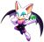 Size: 1024x988 | Tagged: safe, artist:drawloverlala, rouge the bat, bat, chaos emerald, female, simple background, solo, transparent background