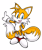 Size: 6050x7132 | Tagged: safe, artist:yuji uekawa, miles "tails" prower, absurd res, official artwork, simple background, solo, transparent background, uekawa style