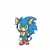 Size: 829x830 | Tagged: safe, artist:syrcaii, sonic the hedgehog, 2023, au:resonance, boots, chest fluff, cute, looking up, nonbinary, simple background, sketch, small, solo nonbinary, sonabetes, standing, white background