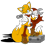 Size: 900x810 | Tagged: safe, artist:miakodathebright, miles "tails" prower, fox, 2012, adult, boots, breasts, featureless breasts, female, flat colors, gender swap, goggles, goggles on head, holding something, mouth open, older, one eye closed, pointing at viewer, scarf, shadow (lighting), simple background, smile, solo, standing, stockings, toolbox, transparent background, wrench