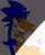 Size: 900x1098 | Tagged: artist needed, source needed, safe, miles "tails" prower, sonic the hedgehog, blushing, dark, duo, eyes closed, floppy ears, gay, holding each other, kiss, light, low res, needs more jpeg, shipping, sonic x tails, standing