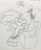 Size: 1671x2048 | Tagged: safe, artist:cjjp8, artist:jeffydust, miles "tails" prower, sonic the hedgehog, 2023, aged up, boots, christmas, christmas outfit, coat, duo, gay, holding each other, lidded eyes, line art, looking at each other, mistletoe, older, one fang, pencilwork, pillow, scarf, shipping, sitting, smile, sonic x tails, standing, traditional media