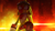 Size: 2000x1123 | Tagged: dead source, semi-grimdark, artist:einnharder, jet the hawk, abstract background, alternate universe, au:fall into the void, chest fluff, clenched teeth, lineless, looking ahead, male, shocked, shrunken pupils, solo, solo male, sonic riders, standing