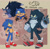 Size: 1920x1875 | Tagged: safe, artist:vilegato, sonic the hedgehog, abstract background, english text, fingerless gloves, hand on hip, looking at viewer, male, redesign, reference sheet, smile, solo, solo male, sonic the werehog, standing, top surgery scars, trans male, transgender, were form, werehog, wink