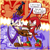 Size: 2132x2132 | Tagged: safe, artist:gsvproductions, knuckles the echidna, nack the weasel, duo, fighting, hat, knuckles' hat