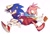 Size: 2048x1403 | Tagged: safe, artist:ifoundyoufaker, amy rose, sonic the hedgehog, the murder of sonic the hedgehog, duo