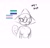 Size: 2048x1947 | Tagged: safe, artist:wonuwu_717, espio the chameleon, 31 days sonic, 2022, blushing, bust, english text, frown, gay, looking ahead, male, monochrome, pride flag, simple background, sketch, solo, solo male, standing, top surgery scars, trans male, transgender, white background