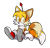 Size: 549x526 | Tagged: semi-grimdark, artist:finimun, tails doll, 2010, agender, frown, looking at viewer, mobianified, signature, simple background, sitting, solo, solo agender, stitches, transparent background, yellow eyes, yellow sclera