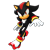 Size: 2900x2900 | Tagged: safe, artist:jaysonjeanchannel, shadow the hedgehog, 3d, looking at viewer, simple background, smile, smiling at viewer, solo, transparent background