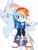 Size: 810x1080 | Tagged: safe, artist:kanayanga, crossover, mobianified, my little pony, pegasus, rainbow dash