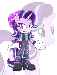 Size: 810x1080 | Tagged: safe, artist:kanayanga, crossover, mobianified, starlight glimmer, unicorn