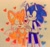 Size: 1280x1205 | Tagged: safe, artist:xxmisaki-12xx, miles "tails" prower, sonic the hedgehog, 2019, blushing, duo, gay, heart, holding hands, looking at each other, male, males only, mouth open, shipping, signature, simple background, smile, sonic x tails, standing, traditional media, wink