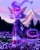 Size: 1600x2000 | Tagged: safe, artist:budgie177, blaze the cat, crescent moon, female, frown, looking offscreen, looking up, moon, mountain, outdoors, scenery, solo