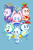 Size: 1200x1800 | Tagged: safe, artist:akaitsukii, angel chao, chao, blue background, chaos chao, genderless, group, hero chao, hero chaos chao, simple background, sparkles