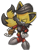 Size: 195x266 | Tagged: safe, artist:homophobic-sonic, miles (anti-mobius), fox, black fur, color edit, edit, looking offscreen, male, simple background, smile, solo, standing, transparent background, transparent edit