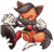 Size: 229x218 | Tagged: safe, artist:homophobic-sonic, miles (anti-mobius), fox, black fur, clenched teeth, color edit, edit, looking offscreen, male, simple background, solo, transparent background, transparent edit