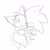 Size: 1920x1920 | Tagged: dead source, safe, artist:fly_foxes, miles "tails" prower, sonic the hedgehog, fox, hedgehog, 2018, cute, duo, eyes closed, gay, hugging, line art, male, males only, shipping, simple background, smile, sonabetes, sonic x tails, standing, tailabetes, white background