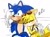 Size: 640x473 | Tagged: safe, artist:fannfare, miles "tails" prower, sonic the hedgehog, fox, hedgehog, 2017, abstract background, age difference, blushing, duo, eyes closed, floppy ears, gay, leaning on them, male, males only, shipping, sitting, sketch, sleeping, sonic boom (tv), sonic x tails, zzz