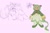 Size: 2048x1344 | Tagged: safe, artist:sonicattos, cosmo the seedrian, miles "tails" prower, oc, oc:molly prower, fox, seedrian, duo, exclamation mark, female, females only, half r63 shipping, heart, holding hands, kiss on cheek, lesbian, pink background, simple background, sketch, smile, sonic x, spinning tails, standing, surprised, tailsmo, trans female, transgender