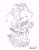 Size: 1516x1929 | Tagged: safe, artist:softyleonita, amy rose, blaze the cat, cat, hedgehog, 2022, amy x blaze, amy's halterneck dress, blaze's tailcoat, cute, dancing, eyes closed, holding hands, lesbian, shipping, sketch