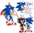 Size: 1200x1161 | Tagged: safe, artist:nessfreenote, shadow the hedgehog, sonic the hedgehog, 2022, asexual, bisexual, demiboy, duo, english text, flag, gay, gay pride, headcanon, heart, holding hands, male, pride, pride flag, pronouns, shadow x sonic, shipping, simple background, smile, solo focus, standing, white background