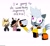 Size: 2048x1895 | Tagged: safe, artist:fartist2020, nicole the hololynx, tangle the lemur, whisper the wolf, lemur, wolf, dialogue, english text, female, hololynx, trio