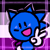 Size: 768x768 | Tagged: safe, artist:homophobic-sonic, sonic the hedgehog, hedgehog, asexual, asexual pride, cute, edit, icon, looking at viewer, male, pride flag background, solo, sonabetes, v sign