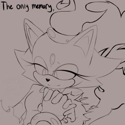 Size: 2000x2000 | Tagged: safe, artist:sspicyramencup, amy rose, blaze the cat, burning blaze, cat, hedgehog, 2022, amy x blaze, blaze's tailcoat, english text, female, female pov, females only, holding hands, lesbian, shipping, sketch, super form