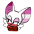 Size: 1280x1313 | Tagged: safe, artist:devotedsidekick, artist:sp-rings, rouge the bat, female, lesbian, lesbian pride, looking offscreen, pride, pride flag, simple background, sketch, solo, white background